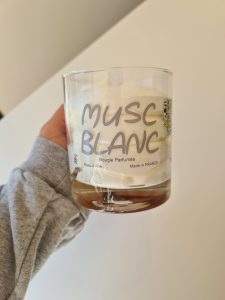 bougie musc blanc