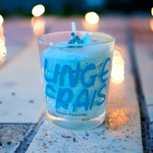 bougie mini linge frais peau d'ane gourmande