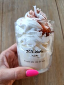 bougie milkshake vanille