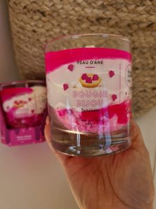 bougie gourmande framboise