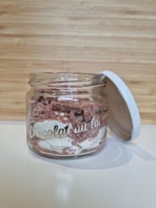 bougie parfumée / chocolat au lait