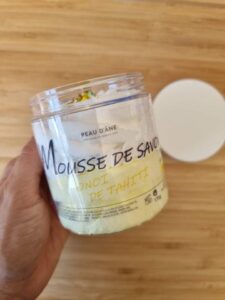 Creme de savon monoi