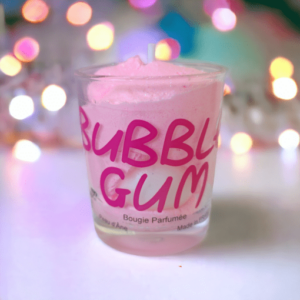 bougie mini gourmande chantilly bubble gum peau d'ane