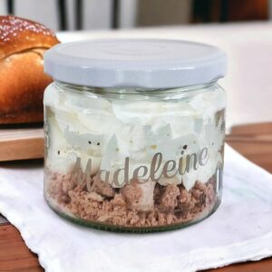 bougie pot chantilly mousse madelaine peau d'ane
