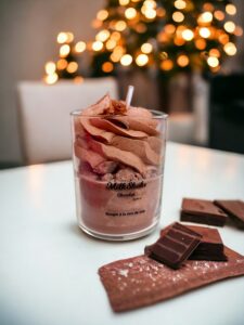 bougie milkshake gourmande chocolat