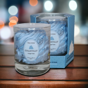 bougie bijou linge frais gourmande peau d'ane