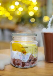 bougie gourmande ananas coco pina colada peau d'ane chantilly bougie bijou