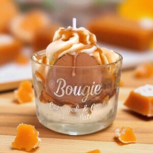 bougie gourmande chocolaté caramel peau d'ane