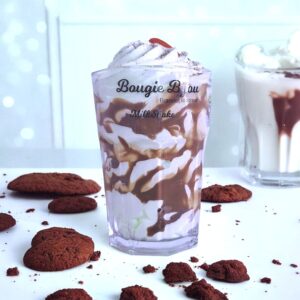 bougie gourmande peau d'ane chantilly bougie bijou milshake strass cookie cream