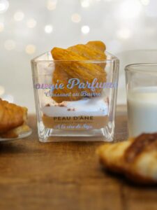 bougie gourmande peau d'ane croissant au beurre