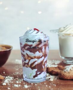 bougie gourmande milkshake strass cookie cream bougie bijou peau d'ane