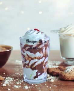 bougie bijou milkshake strass gourmande cookiecream