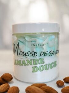 mousse de savon peau d'ane chantilly amande douce