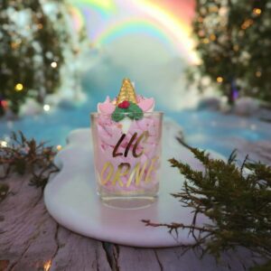 mini bougie licorne