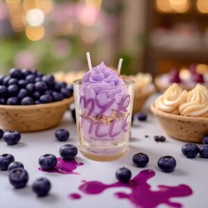 mini bougie gourmande peau d'ane myrtille