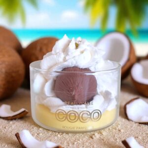 mini bougie peau d'ane gourmande coco