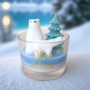 bougie gourmande de noel peau d'ane féérique vent d'hiver