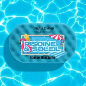 eponge moussante lavante piscine et soleil peau d'ane