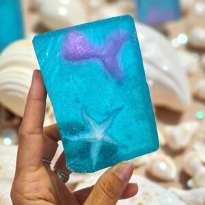 savon ecumes de mer sirene 3D peau d'ane glyécrine végétale