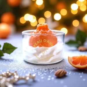 mini bougie gourmande peau d'ane clementine