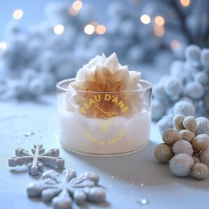 mini bougie gourmande peau d'ane flocon