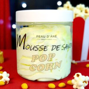 mousse de savon peau d'ane pop corn
