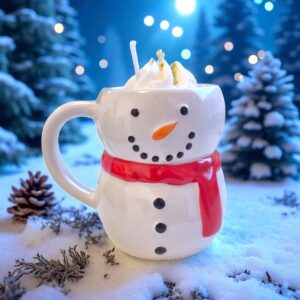 mug peau d'ane bougie bonhomme de neige