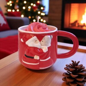 mug peau d'ane bougie kiss santa