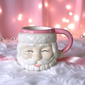 mug pere noel peau d'ane vide rose