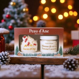Coffret de Noel sucre d'orge coffret peau d'ane