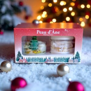 Coffret de Noel sapin et mousse de savon peau d'ane