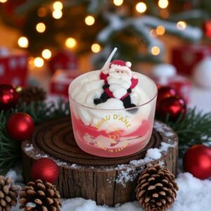 bougie mini pere noel peau d'ane