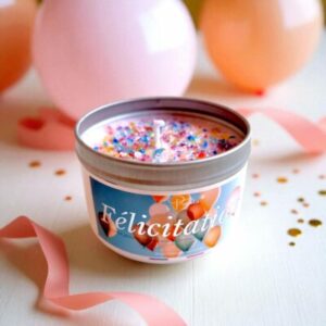 Bougie prismea felicitation