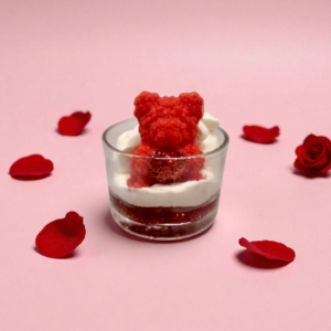 Verrine ours rouge