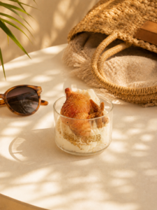 Bougie sable chaud