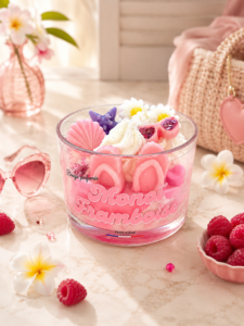 Bougie monoi framboise