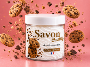 Savon chantilly, crème de savon peau d'ane