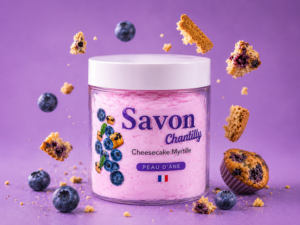 Savon chantilly, crème de savon