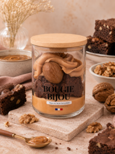 Bougie Bijou noix