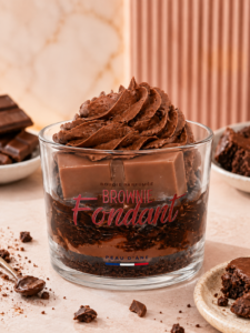 Bougie gourmande au brownie fondant