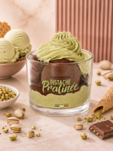 Bougie parfumée pistache pralinée