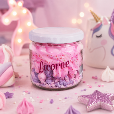 Bougie pot chantilly