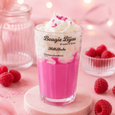 Bougie milkshake Strass